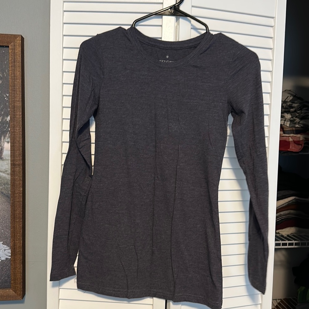 Underneath scrub long sleeve Heather grey
